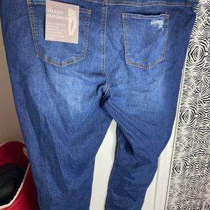 Ashley Stewart ripped jeans new !!!